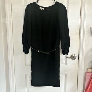 LAFAYETTE 148 Romily Finesse Crepe Belted Dress